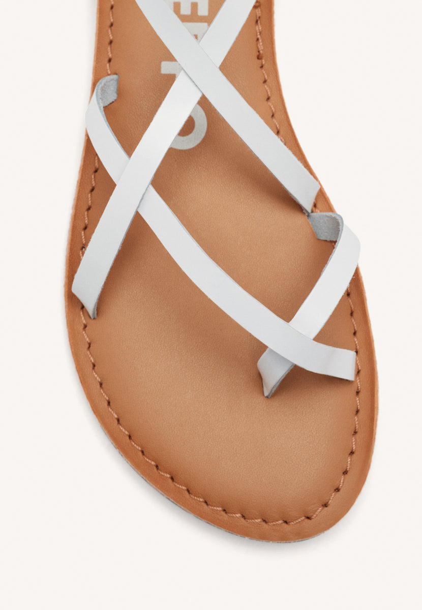 SANDALIAS PIEL TIRAS LUSSAT