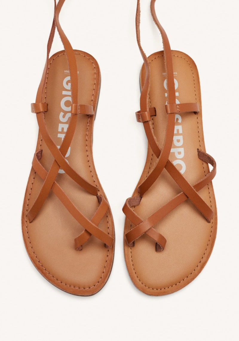 SANDALIAS PIEL TIRAS LUSSAT