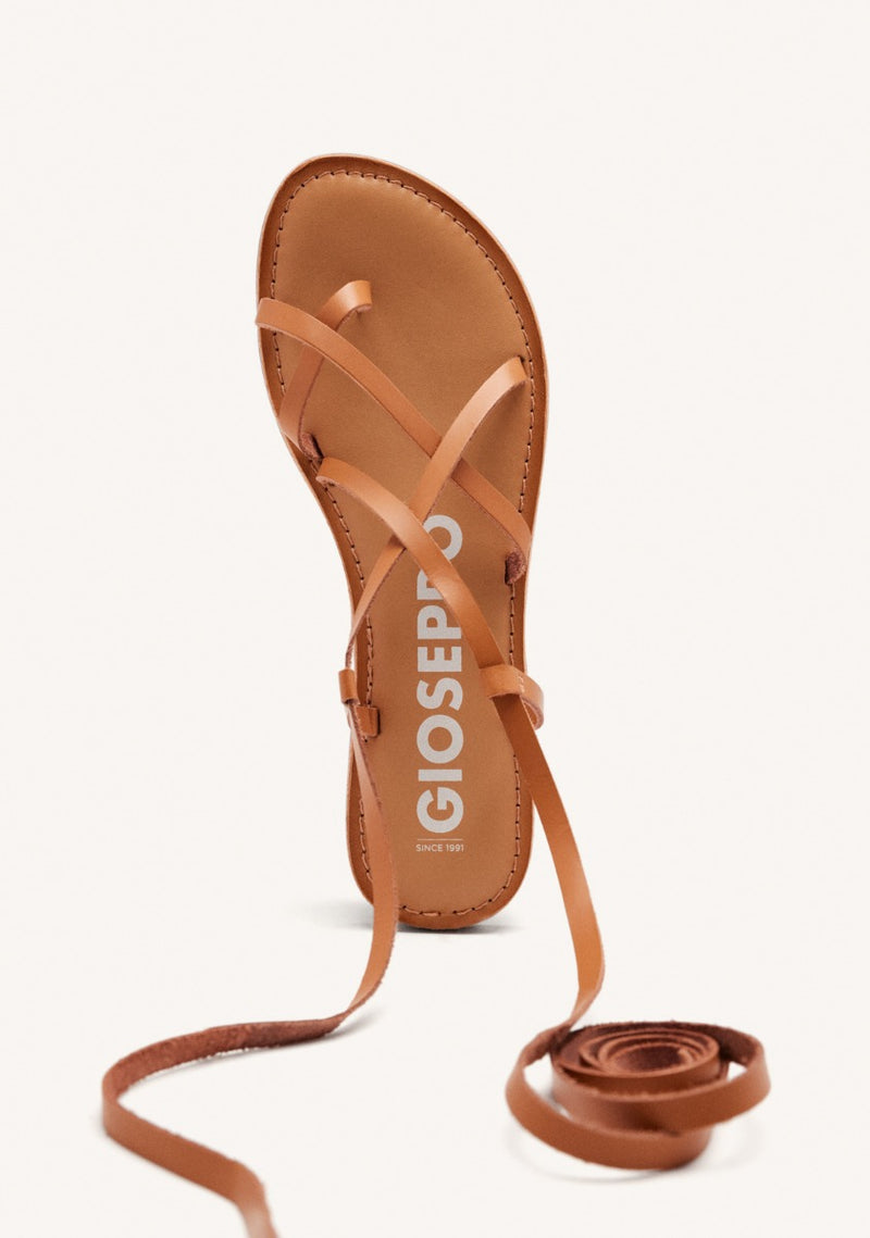 SANDALIAS PIEL TIRAS LUSSAT