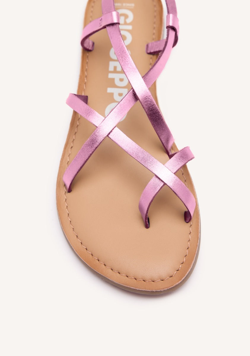 SANDALIAS PIEL TIRAS LUSSAT