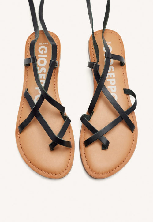 SANDALIAS PIEL TIRAS LUSSAT