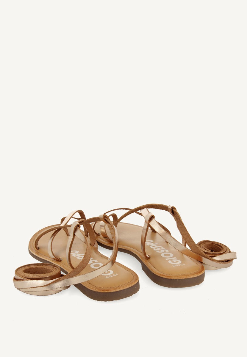 SANDALIAS PIEL TIRAS LUSSAT