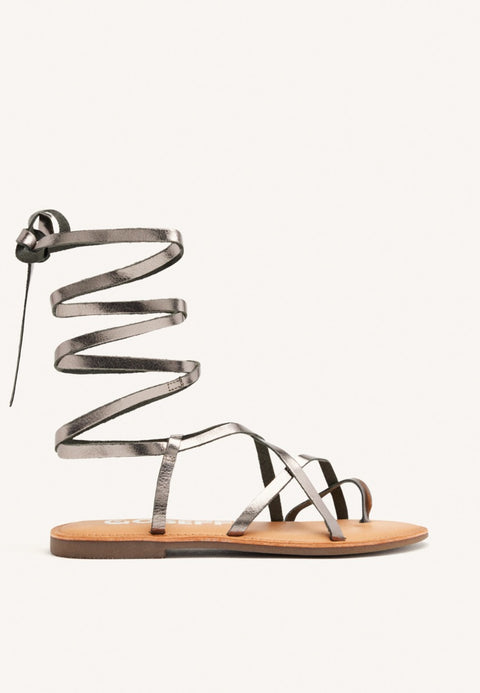 SANDALIAS PIEL TIRAS LUSSAT