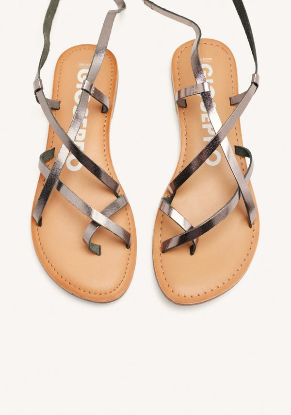 SANDALIAS PIEL TIRAS LUSSAT
