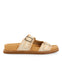 Sandalias off-white tipo bio con hebillas para mujer pancas 