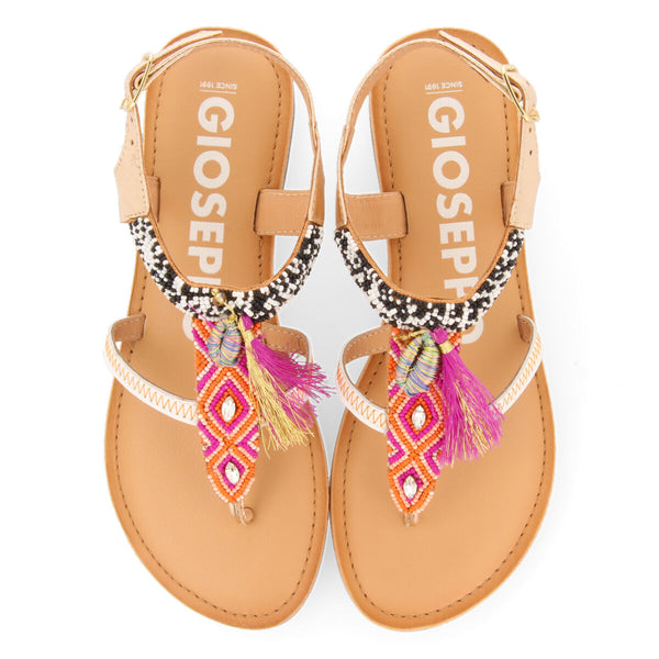 Sandalias étnicas multicolor para mujer buique 