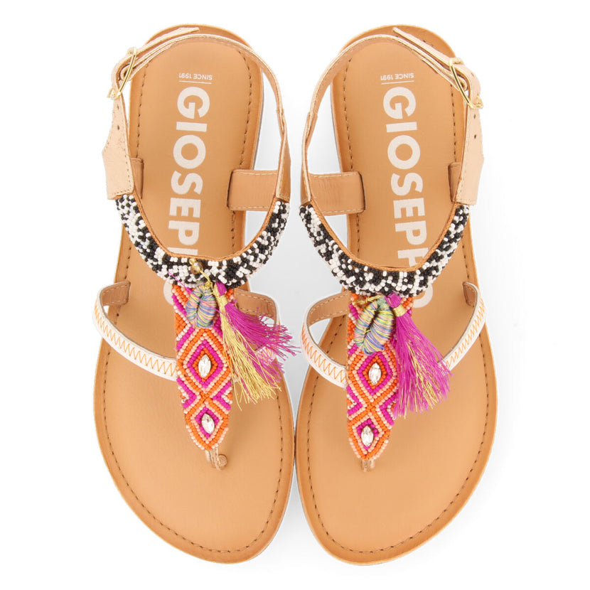 Buique women's multicoloured geometric sandals