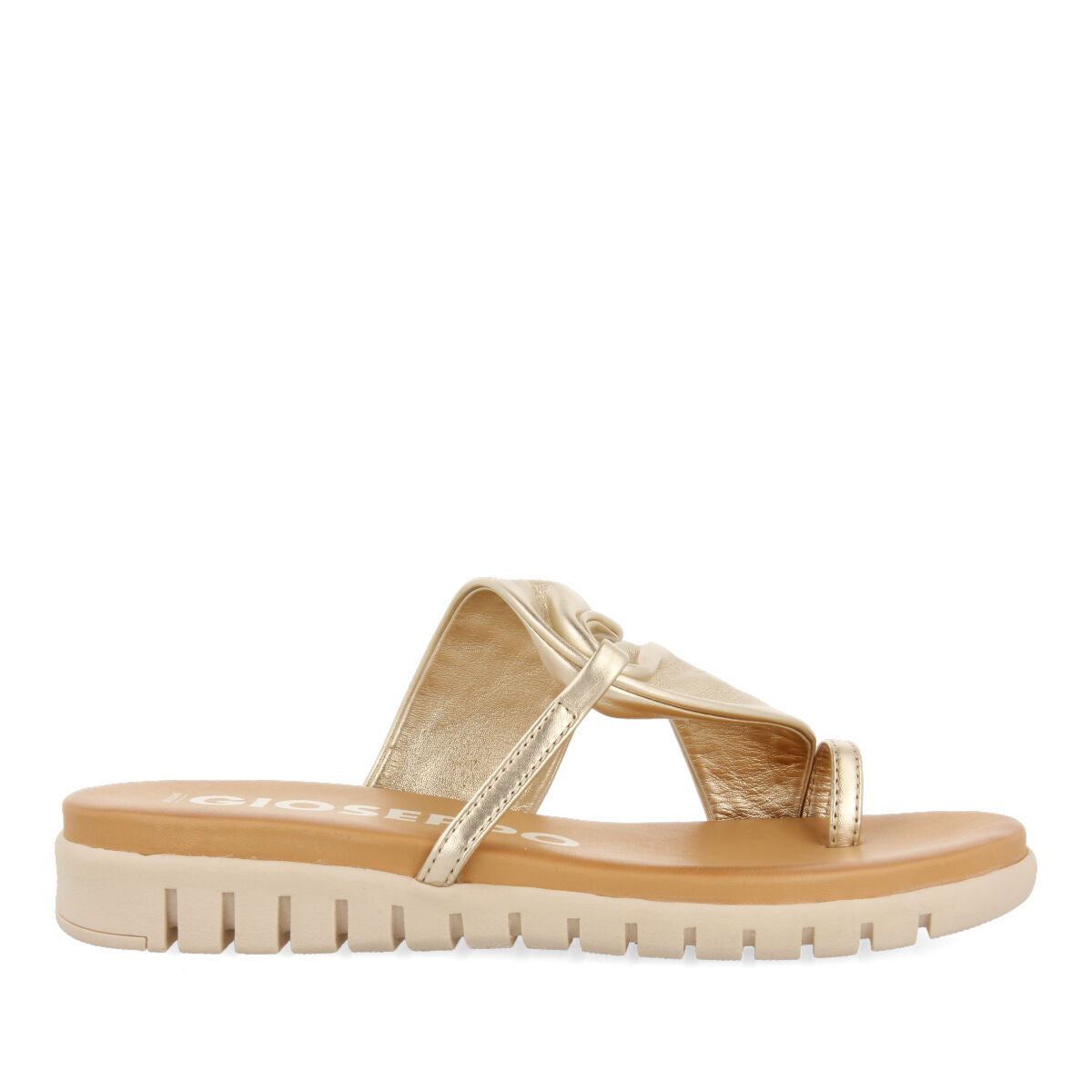 Arari women's gold slingback sandals