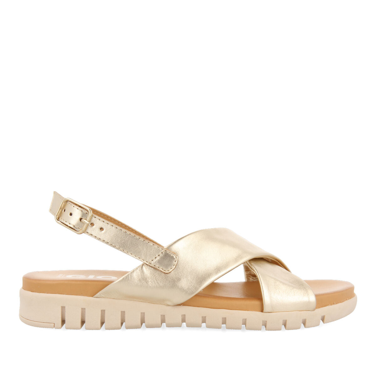 Utuado women's gold sandals