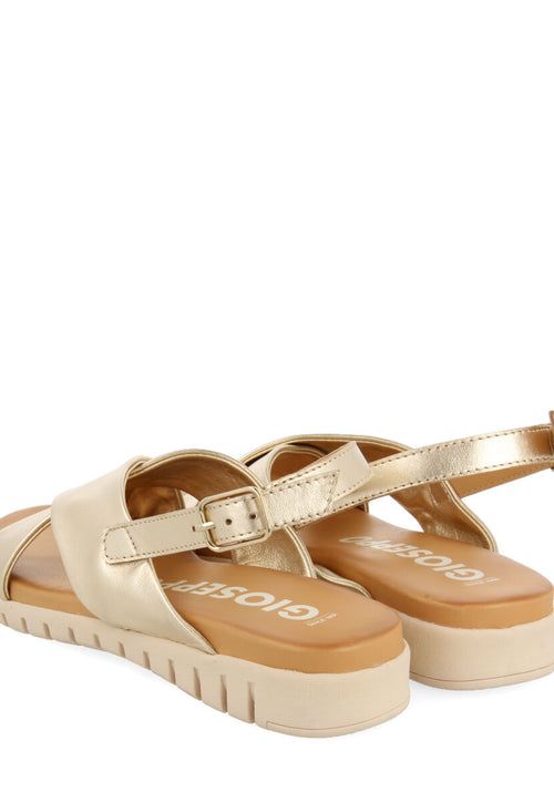 Sandalias doradas para mujer utuado