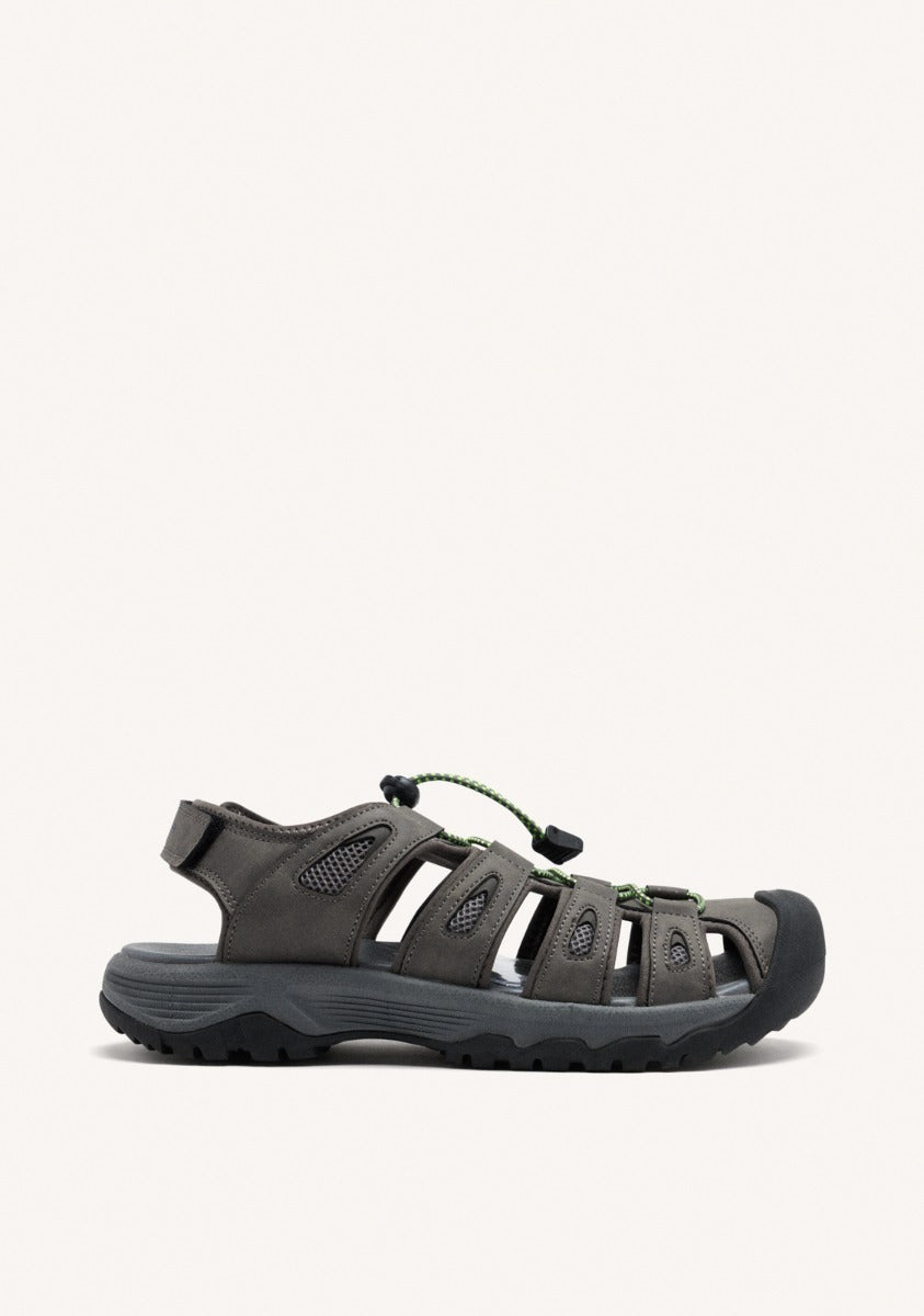 SANDALIDAS TIPO CANGREJERA COLOR GRIS PARA HOMBRE PONTIANAC