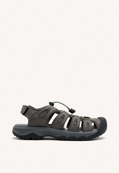 SANDALIDAS TIPO CANGREJERA COLOR GRIS PARA HOMBRE PONTIANAC