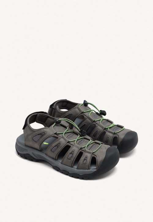 SANDALIDAS TIPO CANGREJERA COLOR GRIS PARA HOMBRE PONTIANAC