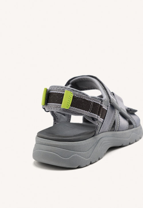 SANDALIAS COLOR GRIS PARA HOMBRE FLACOURT