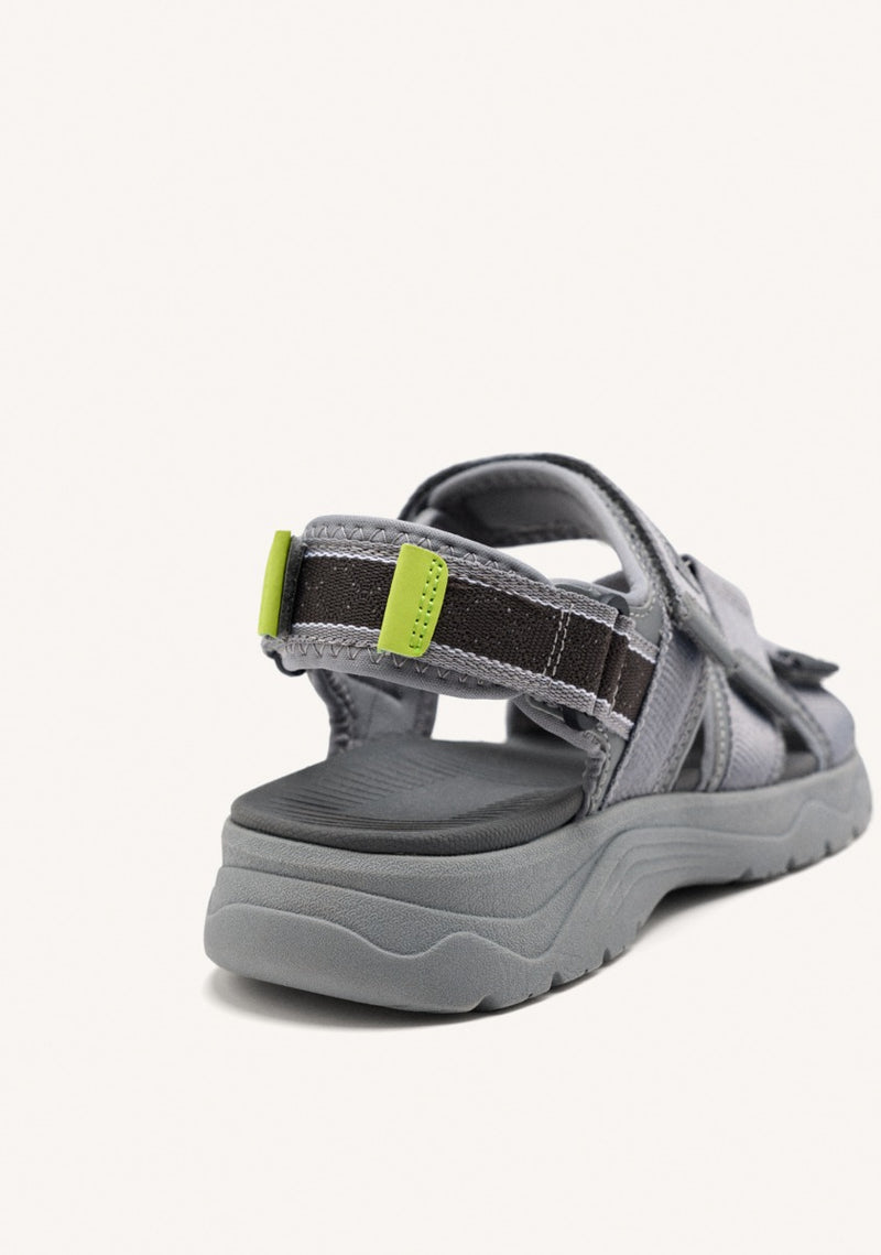 SANDALIAS COLOR GRIS PARA HOMBRE FLACOURT