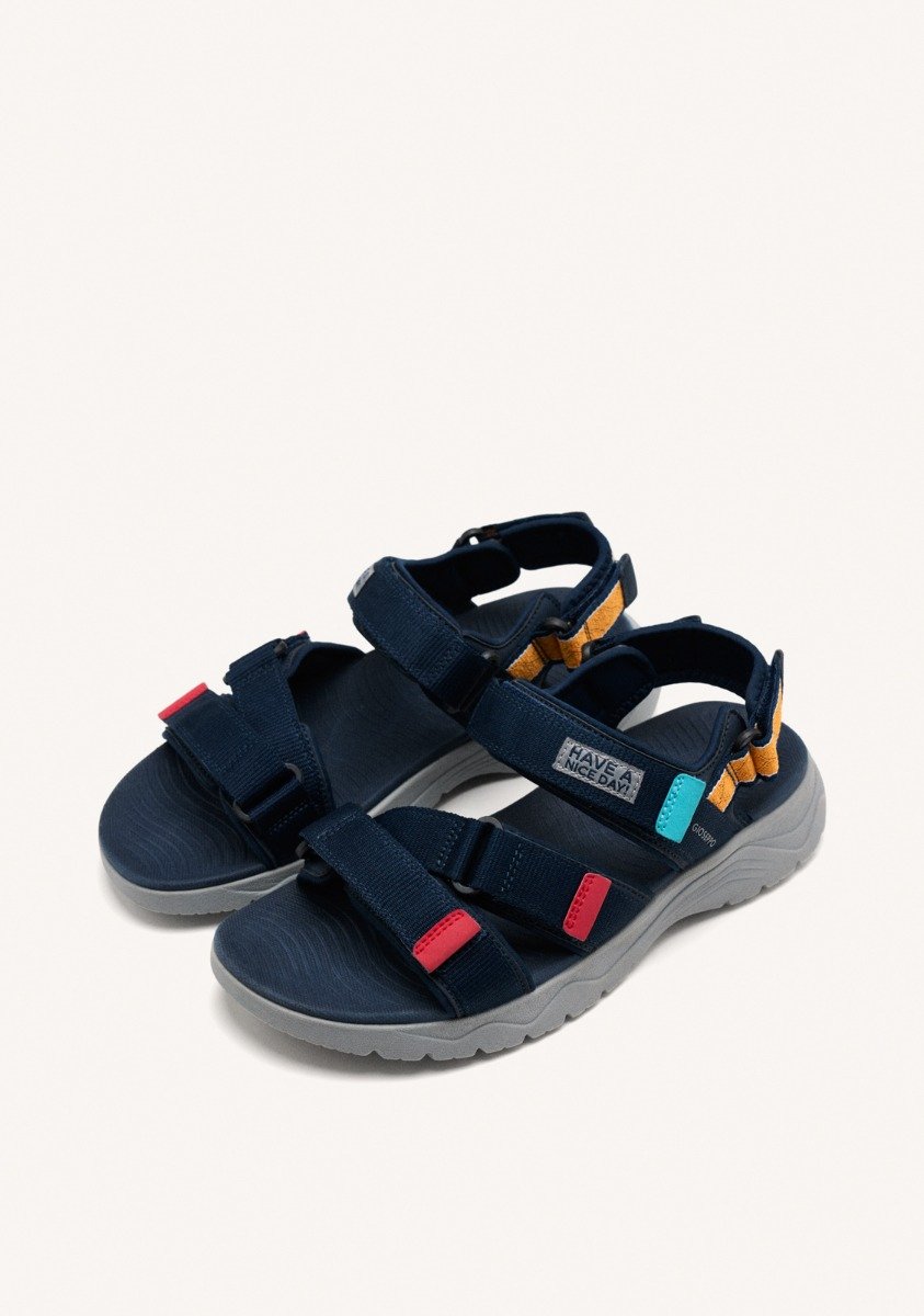 SANDALI BLU NAVY PER UOMO FLACOURT