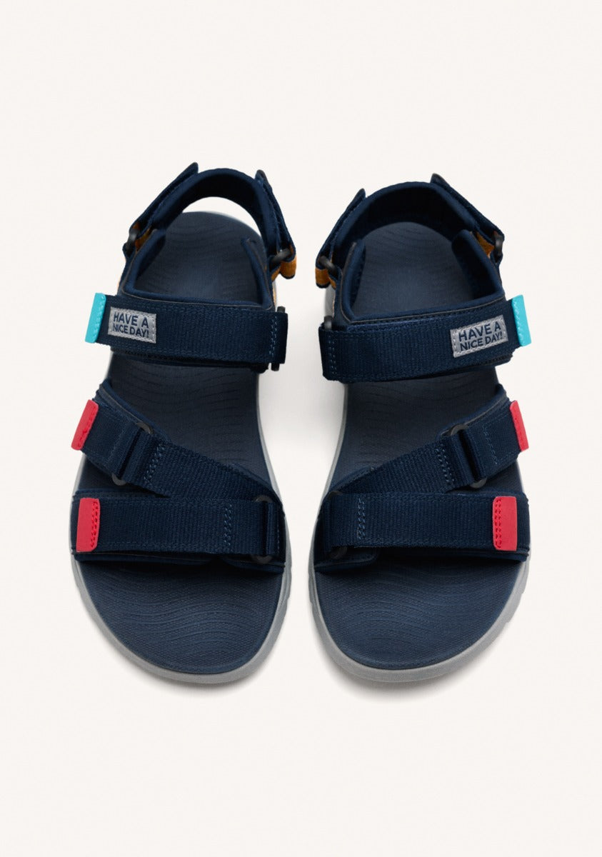 SANDALI BLU NAVY PER UOMO FLACOURT