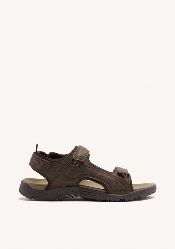 SANDALI MARRONI PER UOMO ERICO