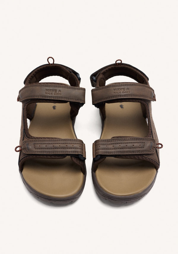 SANDALI MARRONI PER UOMO ERICO