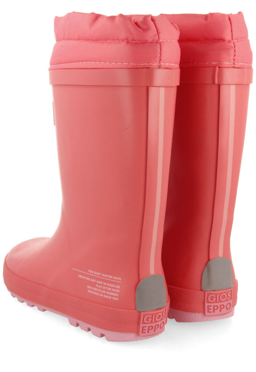 Veblem children's fuchsia welly boots