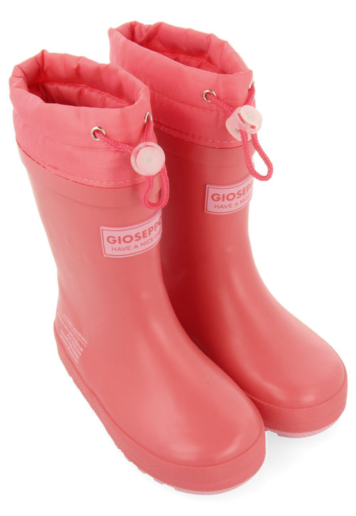 Veblem children's fuchsia welly boots