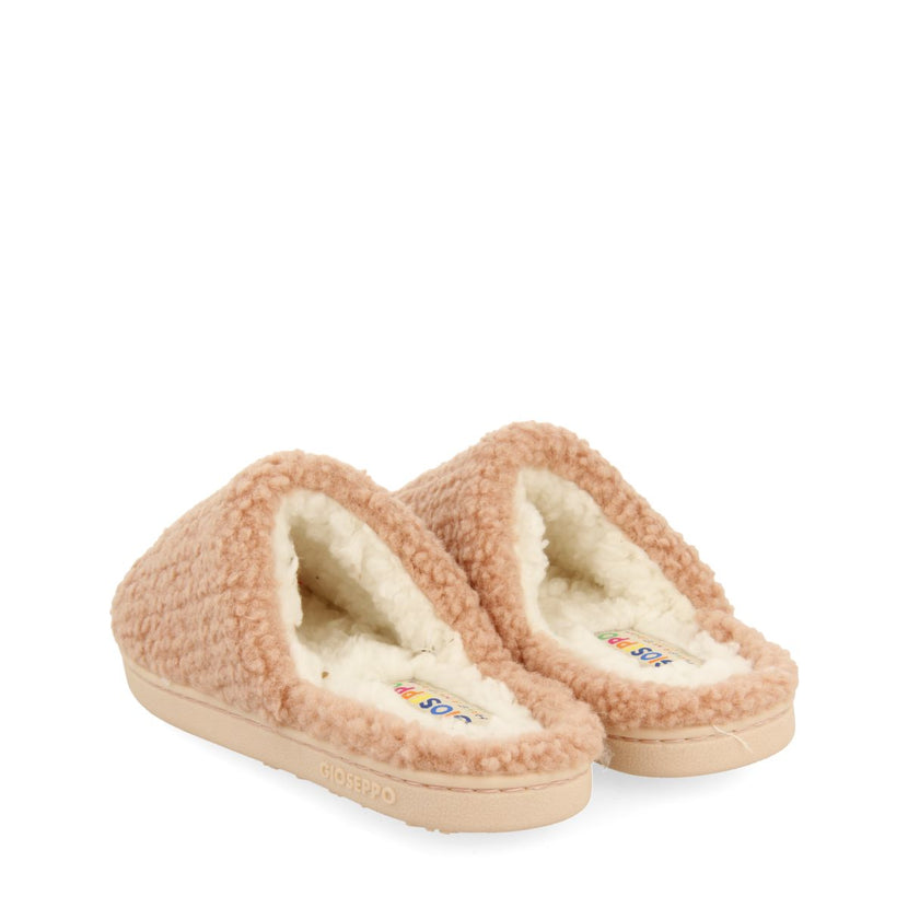Senja children's pink backless slippers