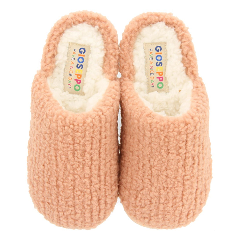 Senja children's pink backless slippers