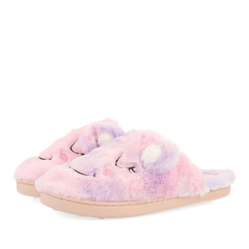 Hamna children's multicoloured slippers with a monster face