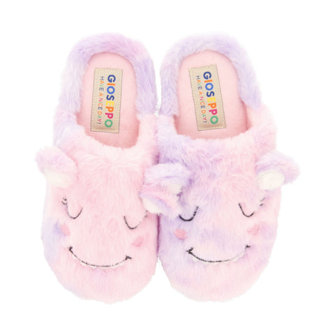 HAMNA CHILDREN'S MULTICOLOURED SLIPPERS WITH A MONSTER FACE
