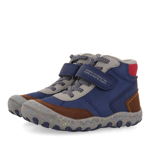 Radmer children's navy blue hiking boot-style sneakers