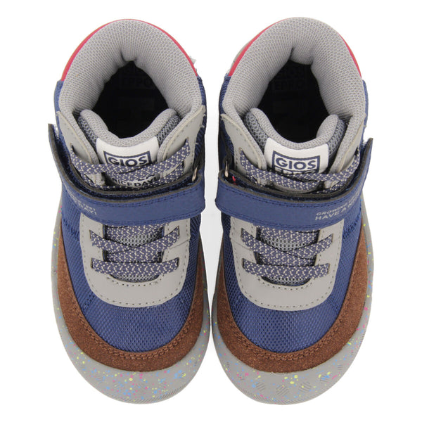Radmer children's navy blue hiking boot-style sneakers