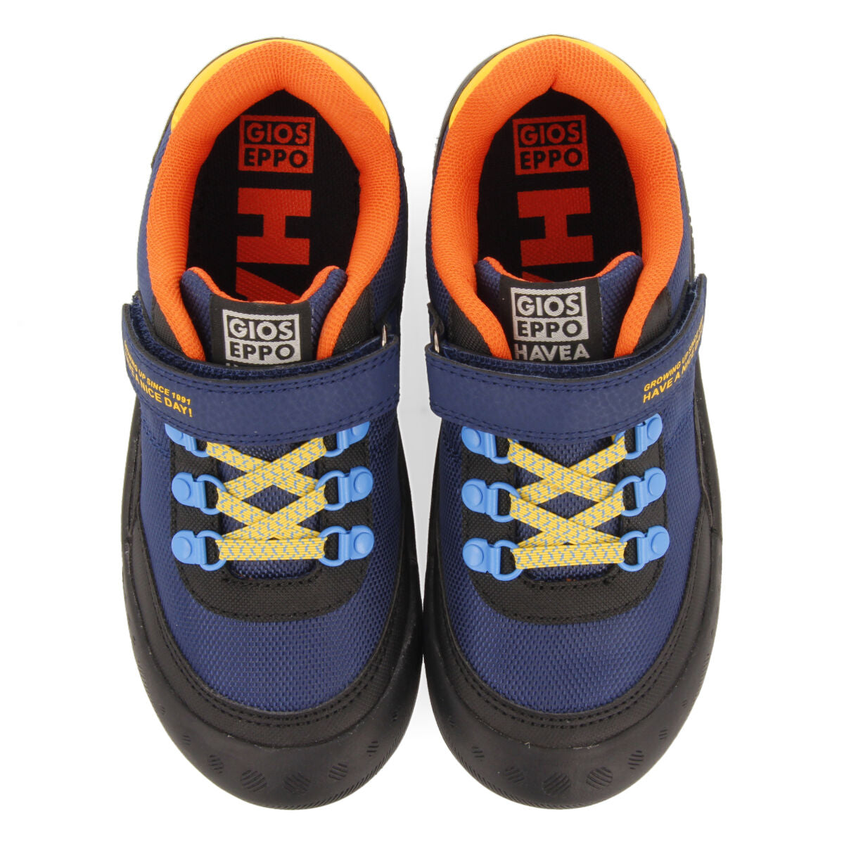 Thurso children's navy blue hiking sneakers