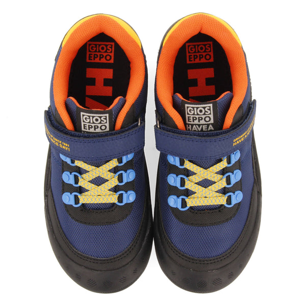 Thurso children's navy blue hiking sneakers