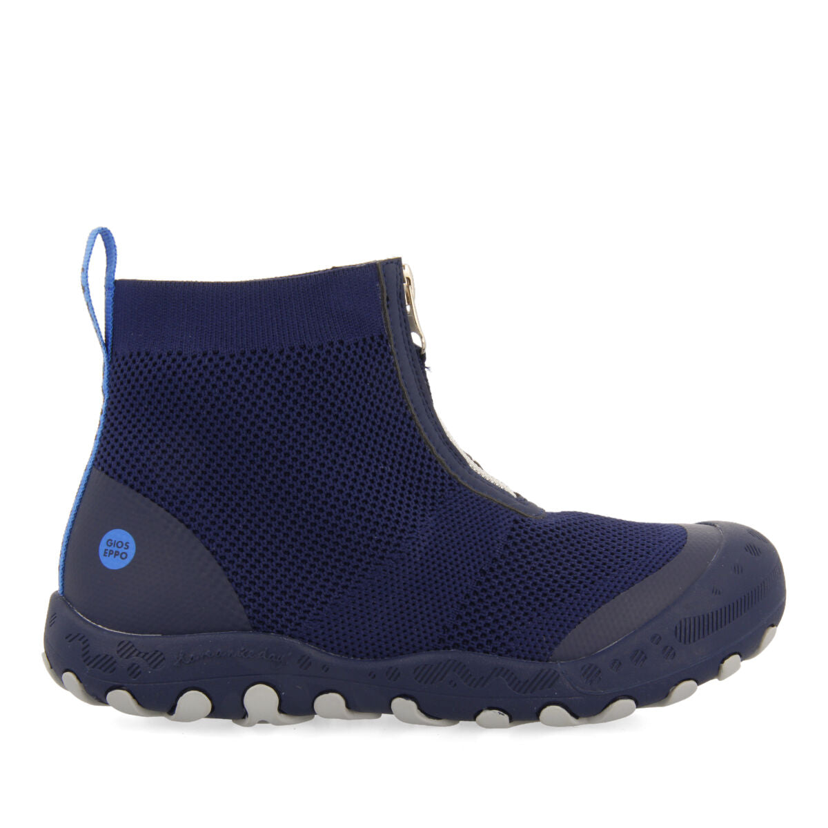 Lowry children's navy blue sock-style hiking sneakers
