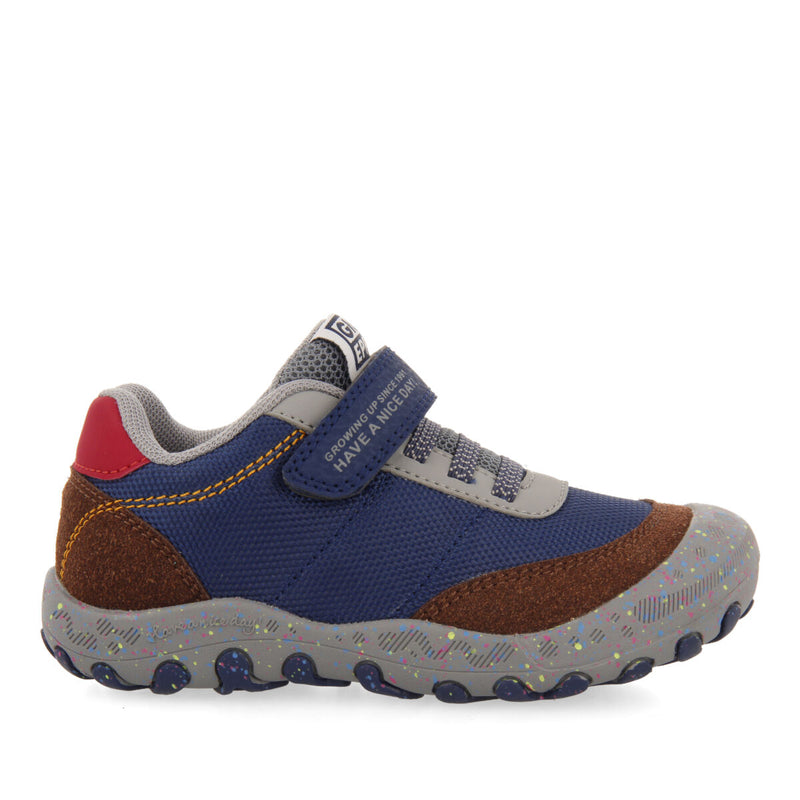 Oslip children's navy blue hiking sneakers