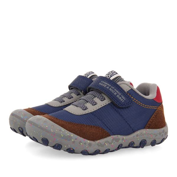 Oslip children's navy blue hiking sneakers