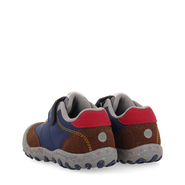 Oslip children's navy blue hiking sneakers