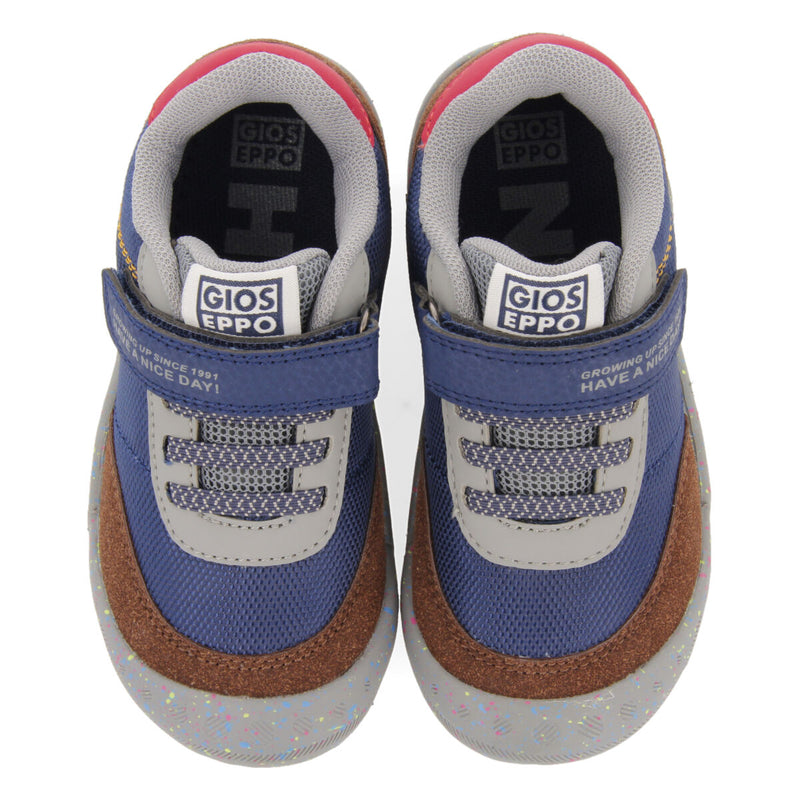 Oslip children's navy blue hiking sneakers