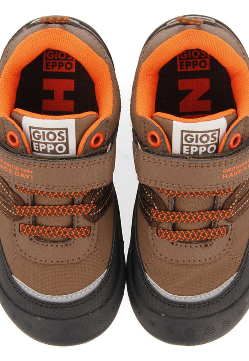 Sneakers marrones tipo trekking para niña y niño kaindorf