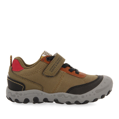 SNEAKERS CAQUI TIPO TREKKING PARA NIÑA Y NIÑO NAMLOS