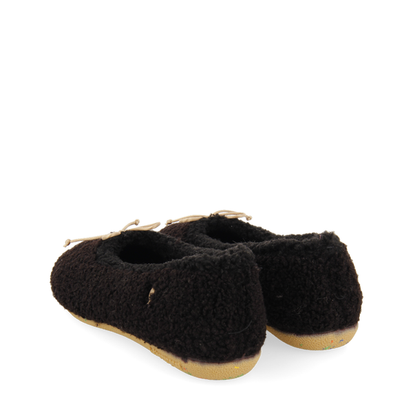 PANTUFAS DE ESTAR EM CASA PRETAS TIPO SABRINA DE PELO QUENTINHO SOLROD  