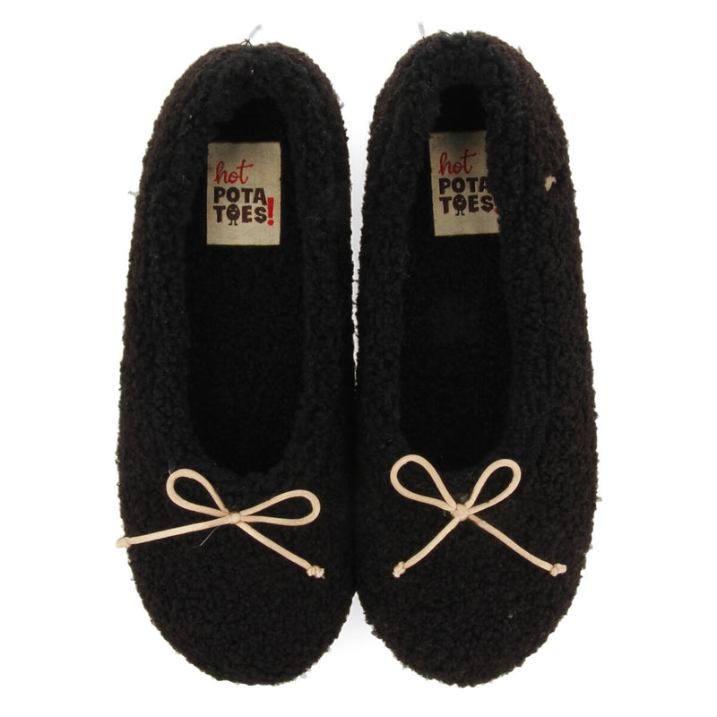 PANTUFAS DE ESTAR EM CASA PRETAS TIPO SABRINA DE PELO QUENTINHO SOLROD  