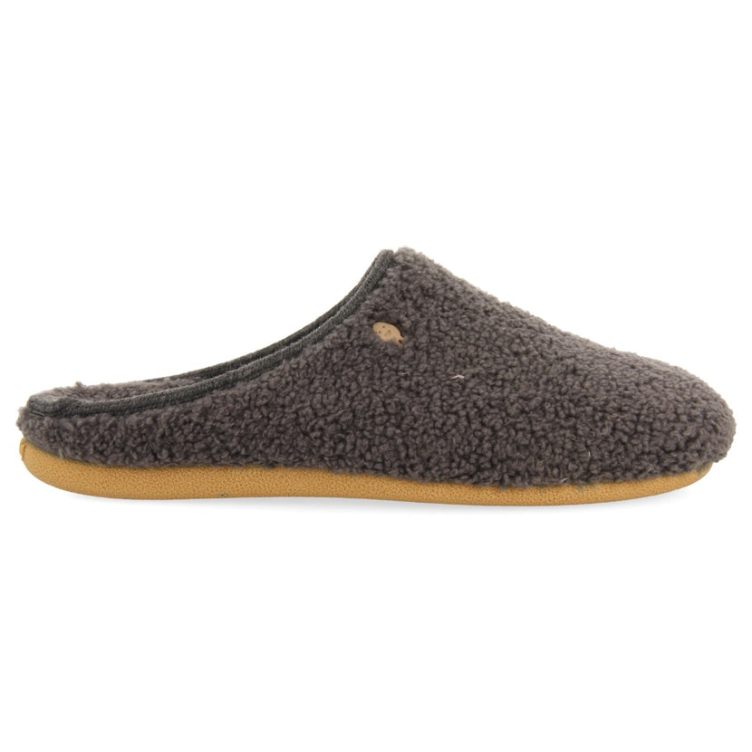 PANTUFAS DE ESTAR EM CASA BEGES DE PELO QUENTINHO RECICLADO NORDFYN 