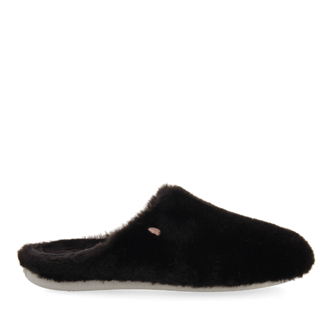 RECYCLED FLEECE HOUSE SLIPPERS 