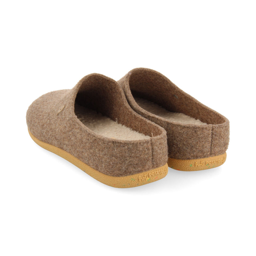 PANTUFAS DE ESTAR EM CASA TIPO SOCA BEGE REINBERG 