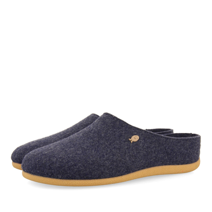 PANTUFAS DE ESTAR EM CASA TIPO SOCA EM AZUL-MARINHO REINBERG 