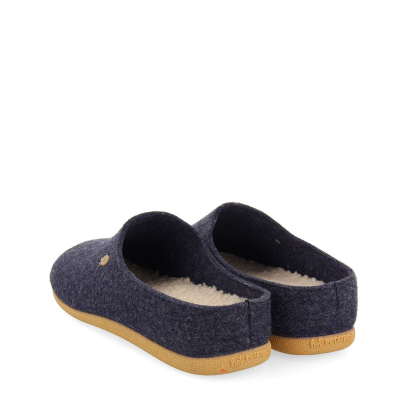 PANTUFAS DE ESTAR EM CASA TIPO SOCA EM AZUL-MARINHO REINBERG 