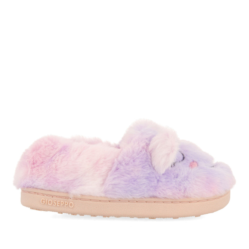Vanna children's multicoloured slippers with a monster face