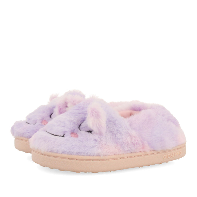 Vanna children's multicoloured slippers with a monster face
