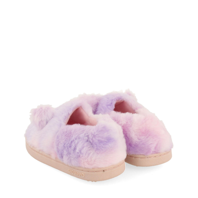 Vanna children's multicoloured slippers with a monster face